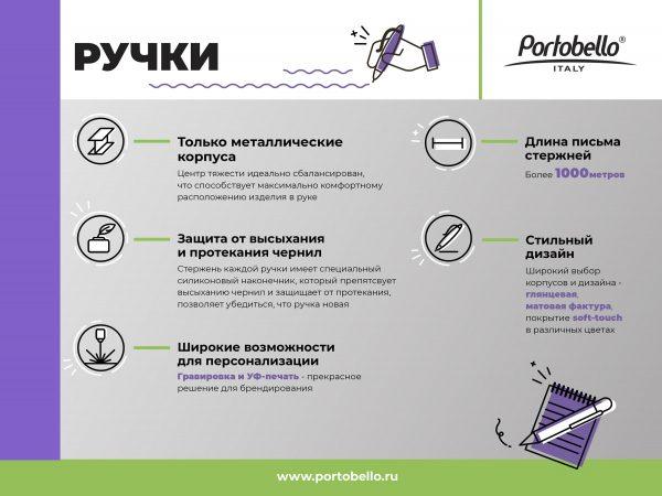 Шариковая ручка Portobello PROMO, синяя