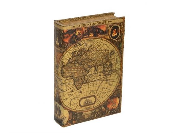 Подарочная коробка “Карта мира” L