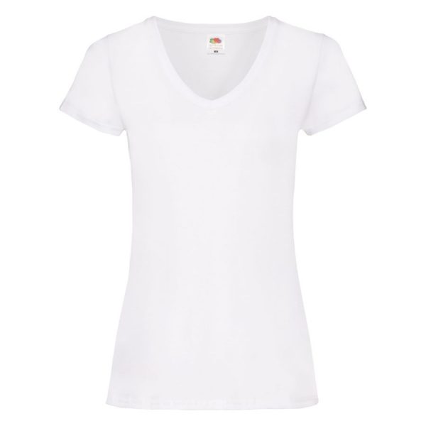 Футболка женская “Lady-Fit V-Neck T”