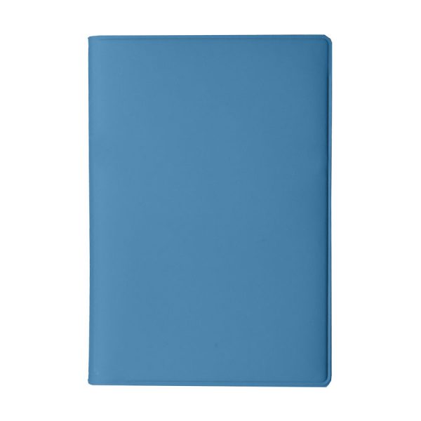 Обложка для паспорта, 13,5 х 19,5 см, голубая, PU