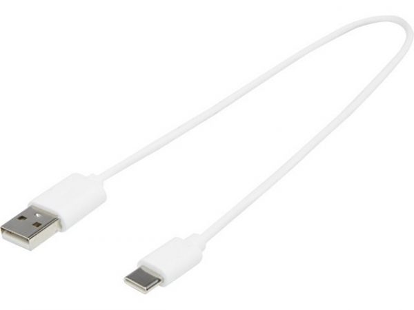 Кабель для зарядки с разъемами USB-A и Type-C TPE 2A