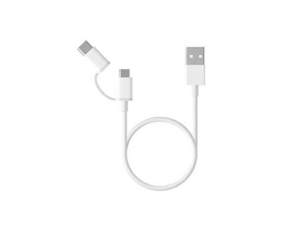 Кабель «Mi 2-in-1 USB Cable Micro-USB to Type C», 30 см