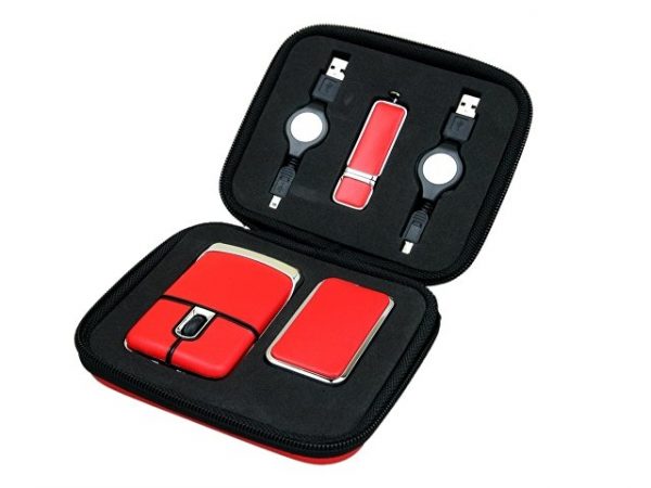 Подарочный набор USB-SET: USB мышь, USB хаб, USB 2.0- флешка на 32 Гб