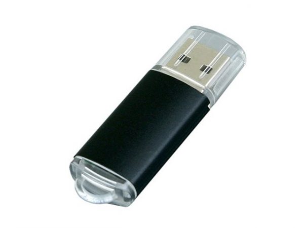 USB 2.0- флешка на 8 Гб с прозрачным колпачком