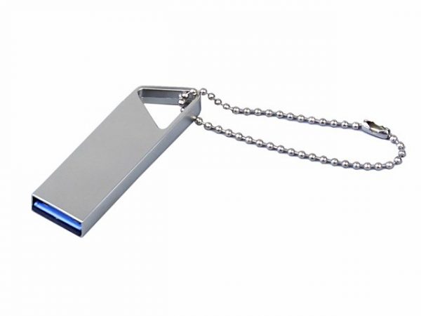 USB 2.0-флешка на 512 Мбайт с мини чипом и отверстием для цепочки