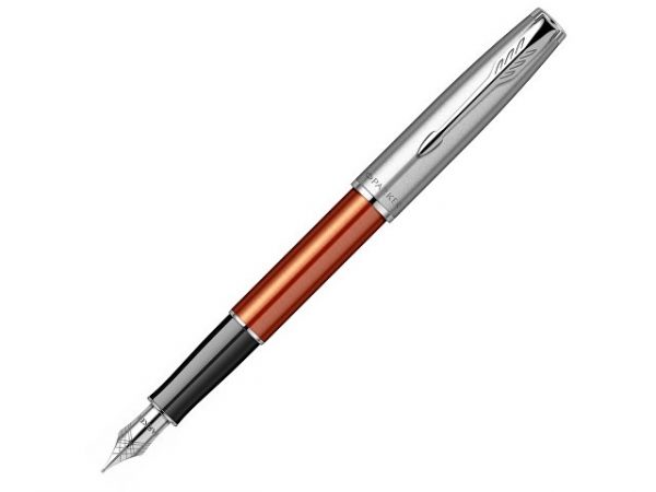 Ручка перьевая Parker «Sonnet Essentials Orange SB Steel CT»